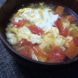 簡単！トマトと卵のスープ